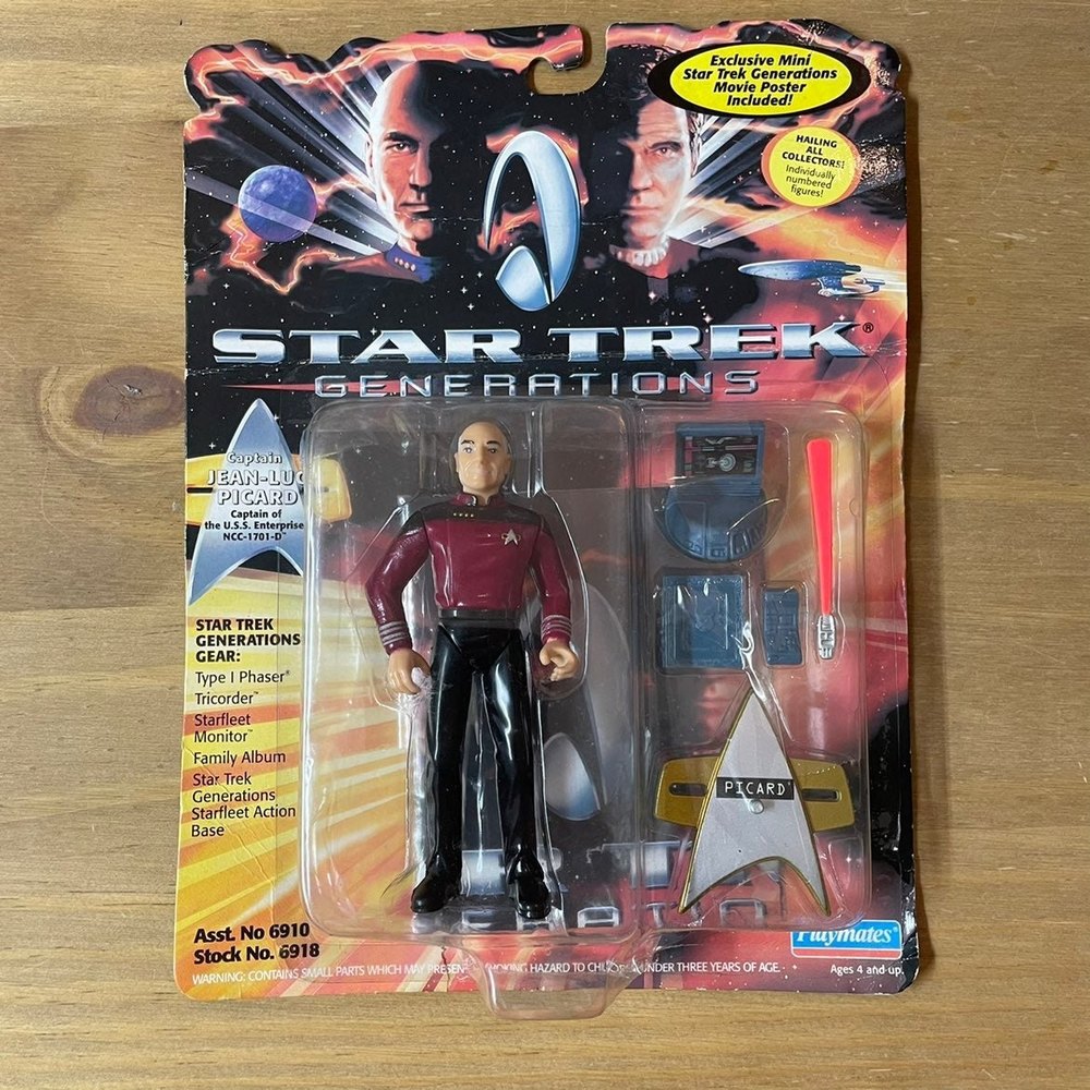 Star Trek Generation Jean-Luc Picard Captain Figure Toy